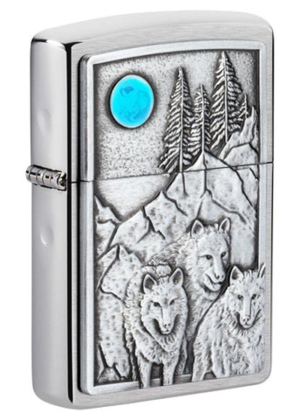 ZIPPO 49295 WOLF PACK AND MOON