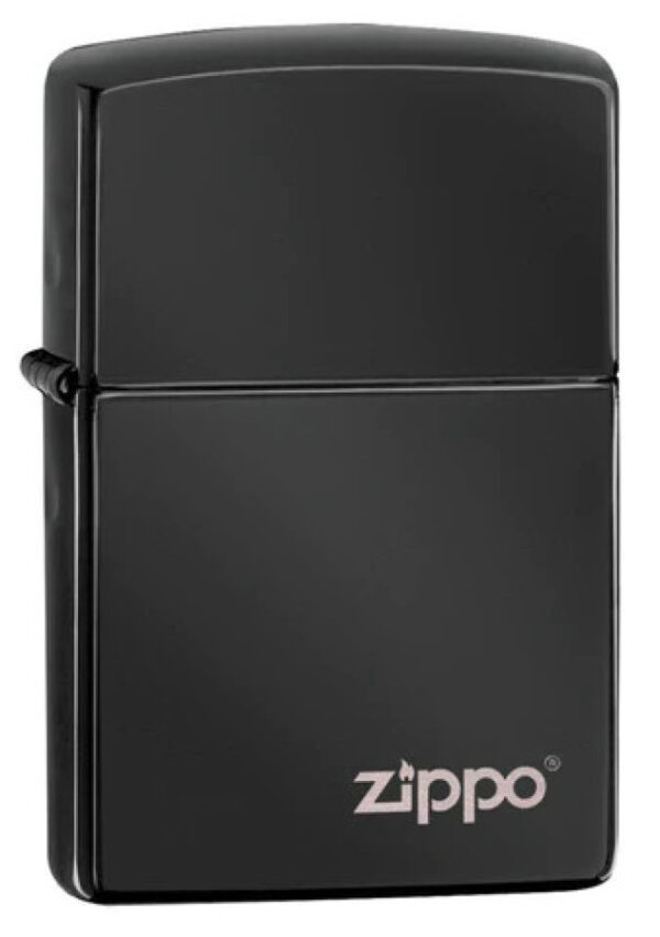 ZIPPO 24756ZL EBONY W/ ZIPPO LOGO