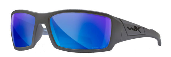 WILEY X SSTWI09 TWISTED CAPTIVATE POL BLUE MIRROR/MATTE GREY FRAME