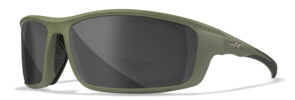 WILEY X CCGRD08 GRID CAPTIVATE POL GREY LENS/MATTE UTILITY GREEN F