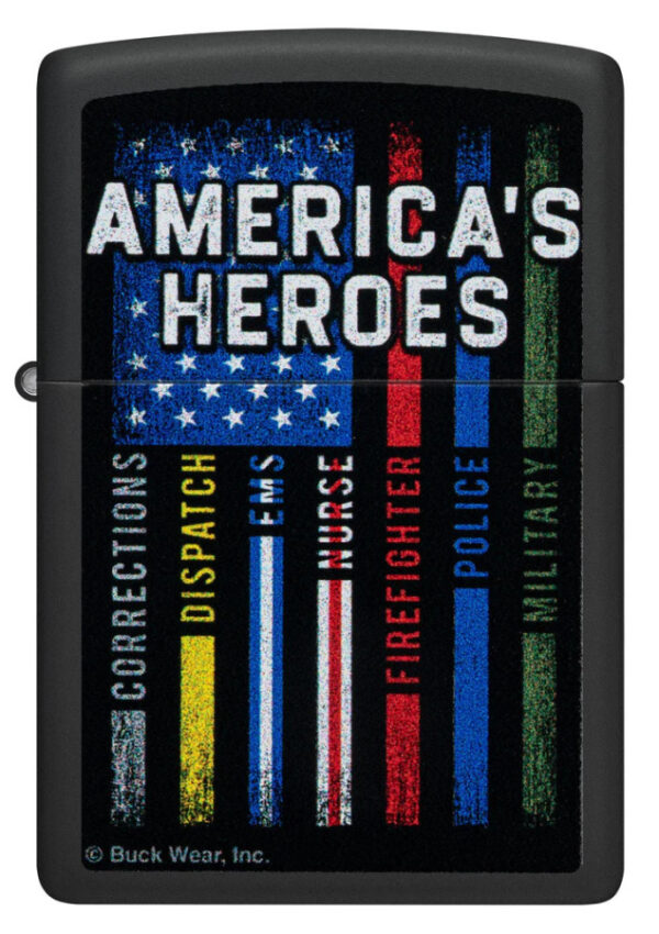 ZIPPO 48634 BUCK WEAR AMERICAN HEROES