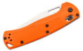 Benchmade (15535) "Taggedout" Manual Folder, 3.50" CPM-154 Satin Clip Point Blade, Orange Grivory Handle, AXIS Lock