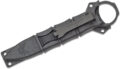 Benchmade (173BK) "SOCP Mini" Fixed Blade, 2.22" 440C Black DLC Dagger Blade, Skeletonized Handle with Finger Ring, Black PIM Sheath
