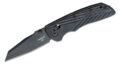 HOUGE (24266) "Deka" Manual Folder, 3.25" CPM-20CV Black Cerakote Wharncliffe Blade, Black G-10 Handle, Able Lock