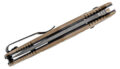 Benchmade (2750SGY-3) "Auto Adamas" Automatic Folder, 3.82" CPM-CruWear Tungsten Grey Cerekote Partially Serrated Drop Point Blade, Black G10 Handle, Axis Lock