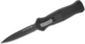 Benchmade (3300BK) "Infidel" Dual Action OTF, 3.91 D2 Black DLC Dagger, Black 6061-T6 Aluminium Handle, Black Nylon sheath