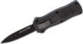 Benchmade (3350BK) "Mini Infidel" Dual Action OTF,  3.1" D2 Black DLC Dagger Blade, Black 6061- T6 Aluminium, Black Nylon Sheath