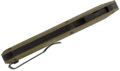 Benchmade (3400BK-1) "Autocrat" Dual Action OTF, 3.71" S30V Black DLC Dagger Blade, Olive Drab Green G-10 Handle