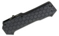 Hogue (34021) "Compound" Dual Action OTF, 3.5" CPM-S30V Black PVD Tanto Blade, Black G-10 Handle