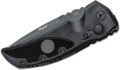 Hogue (34132) "EX-A01" Automatic Folder, 3.5" 154CM Black Cerakote Drop Point Blade, Black G-10 Handle, Button Lock