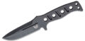 Benchmade (375BK-1) "Fixed Adamas" Fixed Blade, 4.2" CPM-CruWear Cobalt Black Cerekote Drop Point Blade, Skeletonized Handle, PIM Sheath