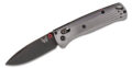 Benchmade (535BK-4) "Bugout" Manual Folder, 3.24" S30V Black Cerakote Drop Point Blade, 6061-T6 Aluminum Handle, AXIS Lock