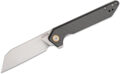 CJRB (J1907CF) "Rampart" Manual Folder, 3.5" D2 Stonewash Wharncliffe Blade, Carbon Fiber Handle, Liner Lock