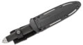 Cold Steel (35AA) "Tai Pan" Fixed Blade, 7.5" VG10 San Mai Satin Dagger Blade, Black Kray-Ex Handle, Secure-Ex Sheath