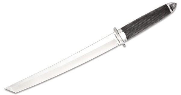 Cold Steel (35AE) "Magnum Tanto XII" Fixed Blade, 12" VG10 San Mai Satin Tanto Blade, Black Kray-Ex Handle, Secure-Ex Sheath