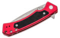 Case (25881) "Marilla" Manual Folder, 3.4" CPM S35VN Satin Drop Point Blade, Red Anodized Aluminum/Textured Black G-10 Handle, Frame Lock