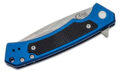 Case (25882) "Marilla" Manual Folder, 3.4" CPM S35VN Satin Drop Point Blade, Blue Anodized Aluminum/Textured Black G-10 Handle, Frame Lock