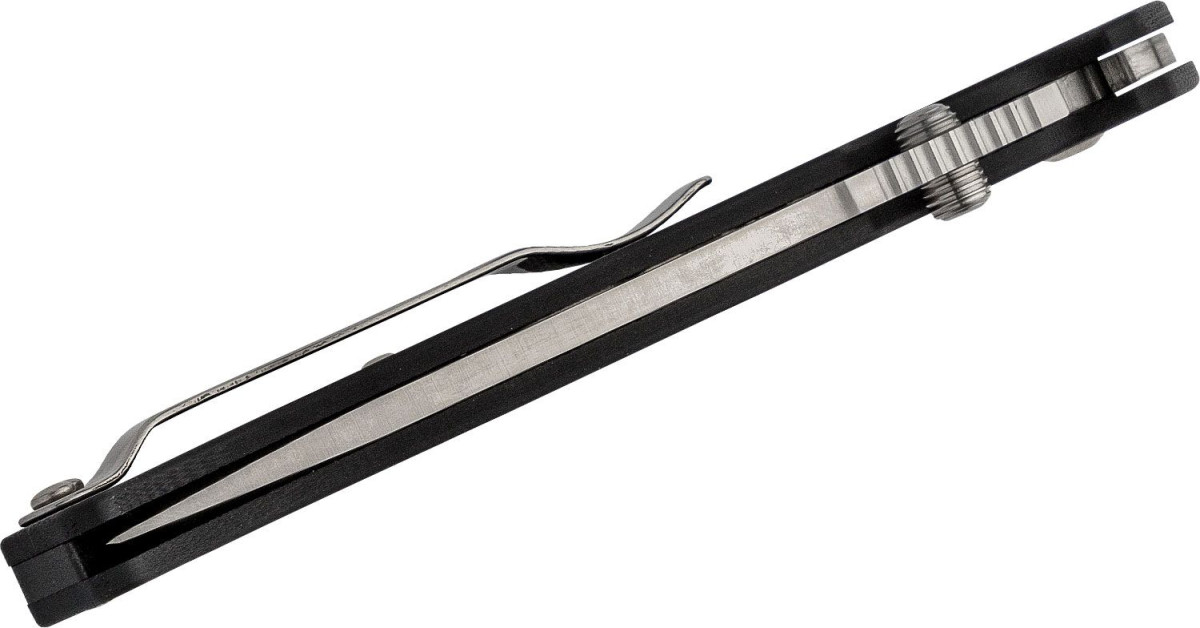 Cold Steel (26WD) "Air Lite" Manual Folder, 3.5" AUS-10A Satin Drop Point Blade, Black G-10 Handle, Lockback - Image 3