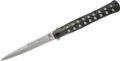 Cold Steel (26ACSTX) "Ti-Lite IV" Manual Folder, 6" CPM-S35VN Stonewash Dagger Blade, Black Aluminum Handle, Liner Lock