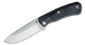 Gerber (G1816) "Downwind Caper" Fixed Blade, 4.25" 7Cr17Mov Stonnewash Drop Point Blade, Black Textured G-10 Handle, Canvas Sheath
