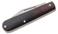 Boker (111943) "Barlow" Non-Locking Folder, 2.52" N690 Clip Point Blade, Brown/Black Integral Micarta Handle, Slip Joint