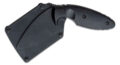 KA-BAR (1481) "TDI Knife Serrated" Fixed Blade, 2.313" AUS-8A Black powder Coated Fully Serrated Drop Point Blade, Black Zytel Handle, Black Hard Plastic Sheath