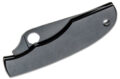 Spyderco (C138BKP) "Grasshopper" Manual Folder, 2.27" 12C27 Sandvik Black DLC Drop Point Blade, Black Stainless Steel Handle, Slip Joint