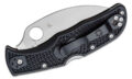 Spyderco (C243FPWCBK) "Endela" Manual Folder, 3.40" VG-10 Satin Wharncliffe Blade, Black FRN Handle, Lock Back