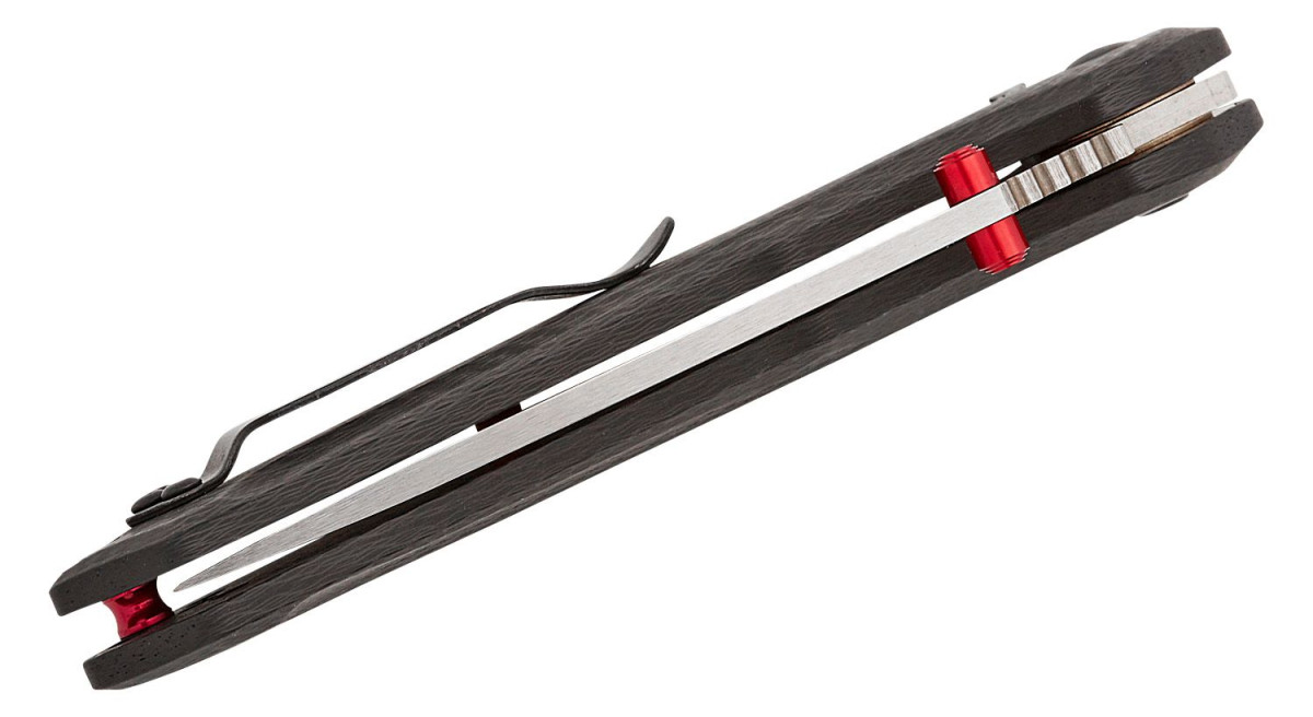 Benchmade (560-03) "Freek" Manual Folder, 3.60" CPM-S90V Satin Drop Point Blade, Carbon Fiber Handle, AXIS Lock - Image 3