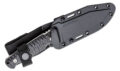 Cold Steel (FX-5RZR) "Razor Tek" Fixed Blade, 5" Stainless Steel Satin Recurve Blade, Black GFN Handle, Secure-Ex Sheath