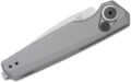 Kershaw (7551) "Launch 18" Automatic Folder, 2.79" CPM-154 Stonewashed Drop Point Blade, Grey Anodized Aluminum Handle, Push Button Lock