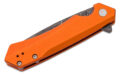 Case (64644) "Kinzua" Manual Folder, 3.36" CPM-S35VN Fauxmascus DLC Tanto Blade, Orange Anodized Aluminum Handle, Frame Lock