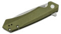 Case (64659) "Kinzua" Manual Folder, 3.4" CPM S35VN Stonewash Spear Point Blade, OD Green Anodized Aluminum Handle, Frame Lock