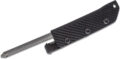 Microtech (112-10AP) "TAC-P" Fixed Blade, 0.75" 410 Apocalyptic Hollow Tactical Spike Blade, Frag Milled Steel Handle, Carbon Fiber Kydex Sheath