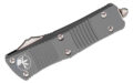 Microtech (138-4) "Troodon" Dual Action OTF, 3.02" M390 Satin Dagger Blade, Black Anodized 6061-T6 Aluminum Handle with Glass Breaker