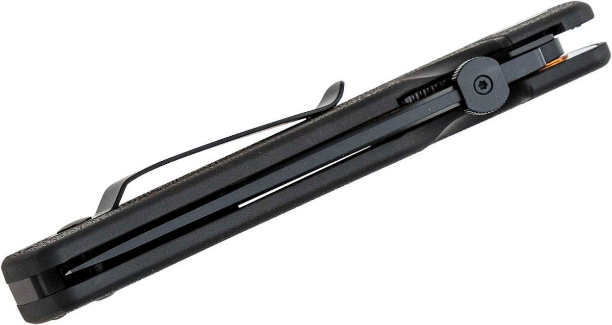 CRKT (2903) "Hissatsu" Assisted Open Folder, 3.88" AUS-8 Black Tanto Blade, Black FRN Handle, Liner Lock - Image 3