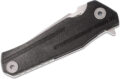 Real Steel (7221) "Element" Manual Folder, 3.58" N690 Stonewashed Drop Point Blade, Black Micarta/Steel Handle, Frame Lock