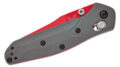 Benchmade (945RD-2401) "Mini Osborne" Manual Folder, 2.92" CPM-S90V Red Cerakote Reverse Tanto Blade, Red/Gray G-10 Handle, AXIS Lock