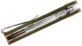 Boker Magnum (01SC012) "Tadpole" Manual Folder, 2.36" 440C Stonewash Drop Point Blade, OD Green G-10 Handle, Liner Lock