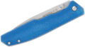 Boker Magnum (01SC714) "Deep Blue Canvas" Manual Folder, 3.54" 440A Satin Drop Point Blade, Blue Canvas Micarta Handle, Liner Lock