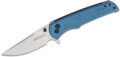 Boker Magnum (01SC722) "Bluejay" Manual Folder, 3.39" 440A Satin Drop Point Blade, Blue Micarta Handle, Button Lock