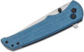 Boker Magnum (01SC722) "Bluejay" Manual Folder, 3.39" 440A Satin Drop Point Blade, Blue Micarta Handle, Button Lock