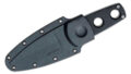 Cold Steel (11SDT) "Secret Edge" Fixed Blade, 3.5" AUS-8A Satin Spear Point Blade, Black Griv-Ex Handle, Secure-Ex Sheath