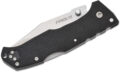 Cold Steel (20NSC) "Pro Lite" Manual Folder, 3.5" Stainless Steel Satin Clip Point Blade, Black GFN Handle, Lockback