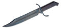 Cold Steel (88CSAB) "1917 Frontier Bowie" Fixed Blade, 12.25" 1085 High Carbon Blued Bowie Blade, Rosewood Handle, Leather Sheath