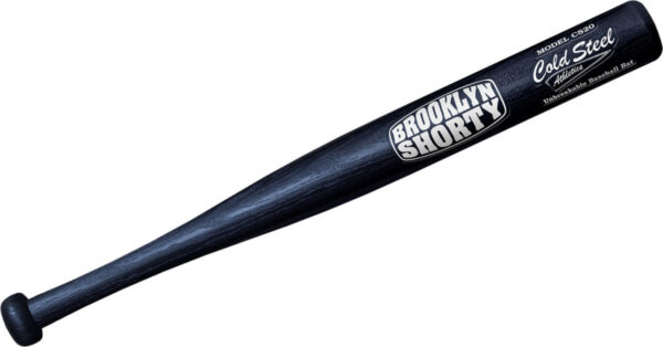 Cold Steel (CS-92BST) "Brooklyn Shorty" Baseball Bat, 20.0" Black High Impact Polypropylene Unbreakable Bat