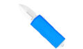Cobratec (BLUOTFMCDAGNS) "OTF Money Clip" Dual Action OTF, 1.75" D2 Satin Dagger Blade, Blue Anodized 6061-T6 Aluminum