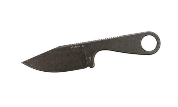 Station 9 "#7 Trail Ultra" Fixed Blade, 2.50" VG-10 Stonewashed Clip Point Blade, Kydex Sheath