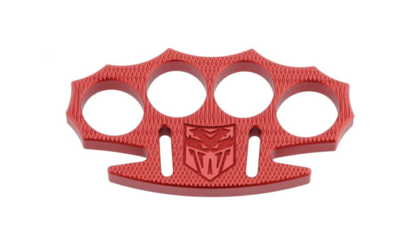 Cobratec (CTCNCKKRD) Knuckles, Red Anodized Milled 6061-T6 Aluminum