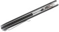 Steel Will (F16-M01) "Plague Doctor" Manual Folder, 3.43" D2 Satin Drop Point Blade, Black G-10 Handle, Liner Lock